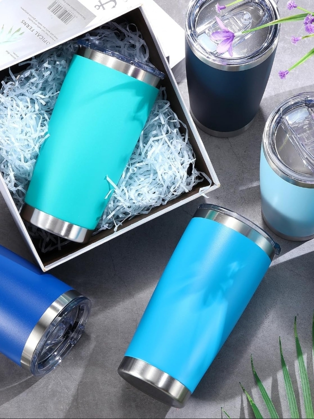 2 NEW Mystery Color Tumblers With Sticker Decorations